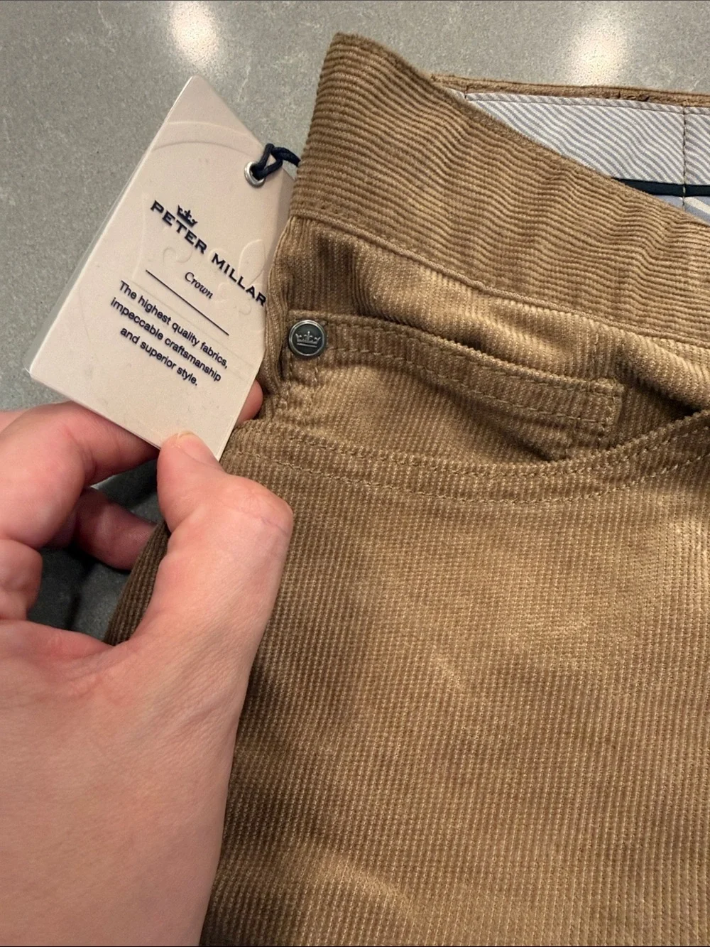 Peter Millar soft corduroy